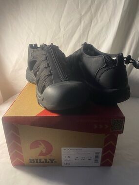 Billy Women's Black River Zip-Front Sandal